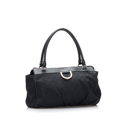 Gucci GG Canvas Abbey D-Ring Shoulder Bag