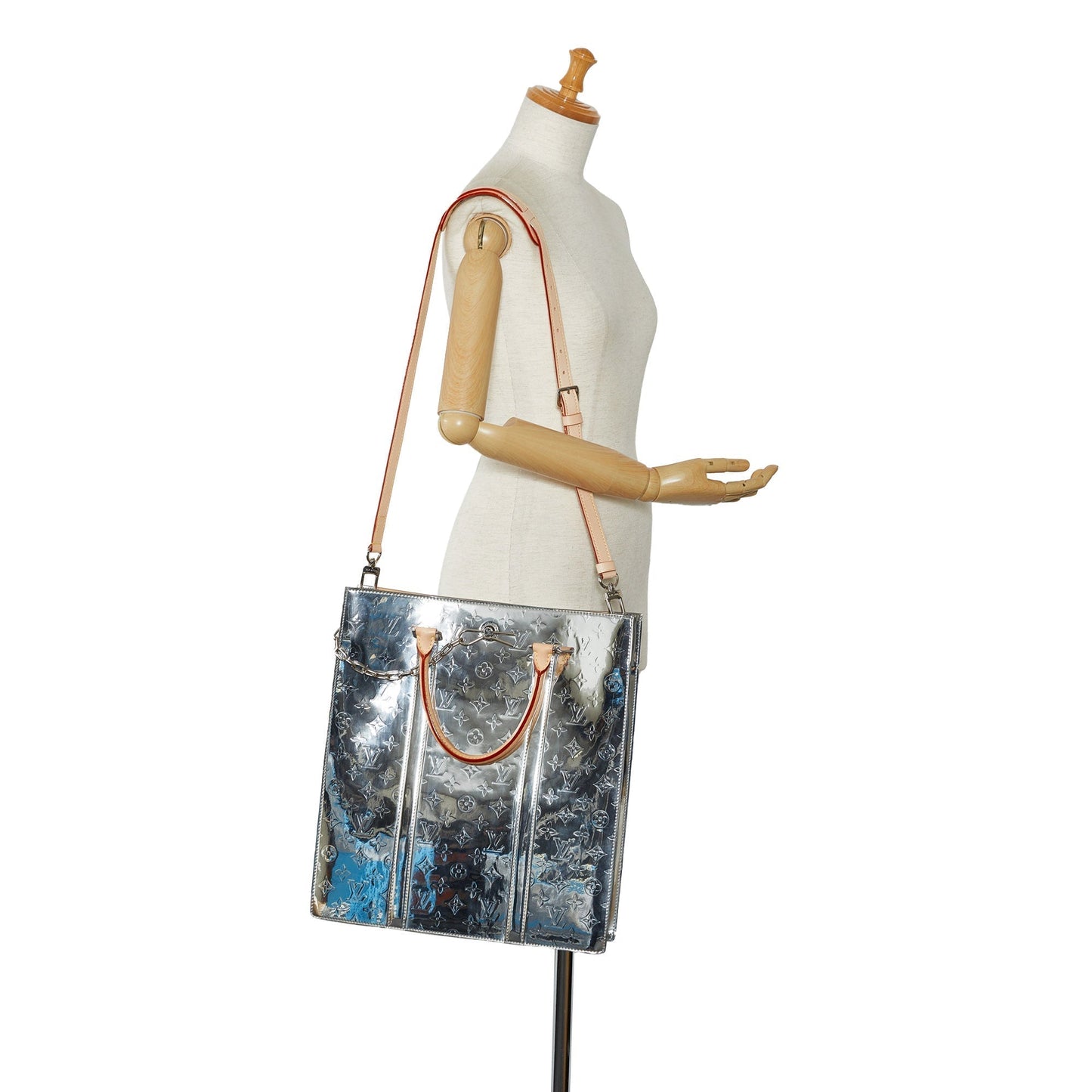 LOUIS VUITTON Monogram Vernis Miroir Sac Plat Satchel