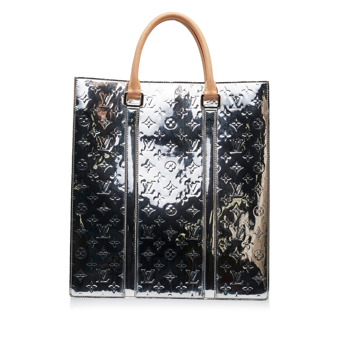 LOUIS VUITTON Monogram Vernis Miroir Sac Plat Satchel