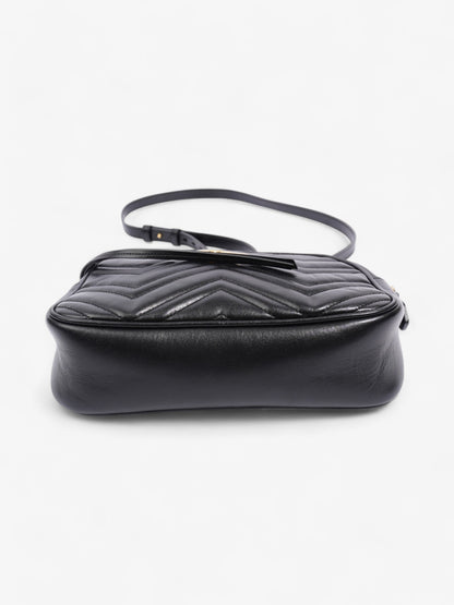Gucci GG Marmont Black Matelasse Leather Small