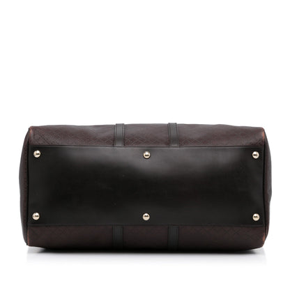 Gucci Travel Bag Large Brown Diamante Bright Brown