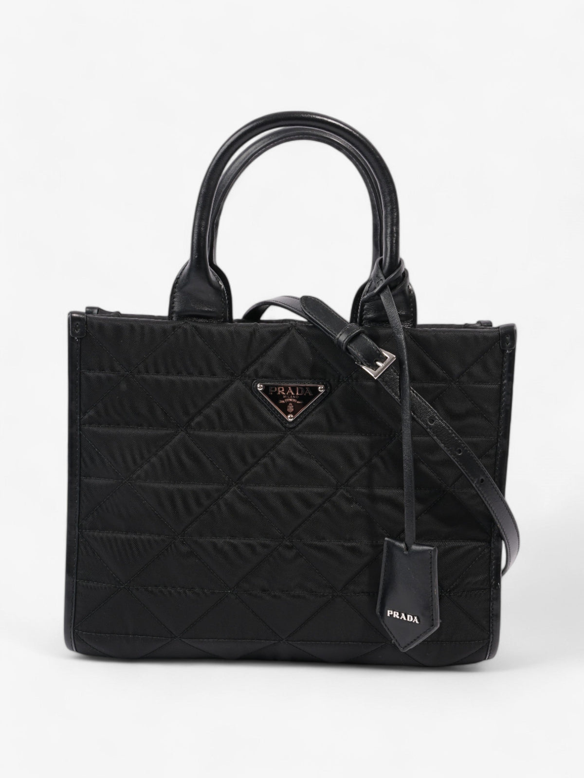 Prada Symbole Black Fabric Medium
