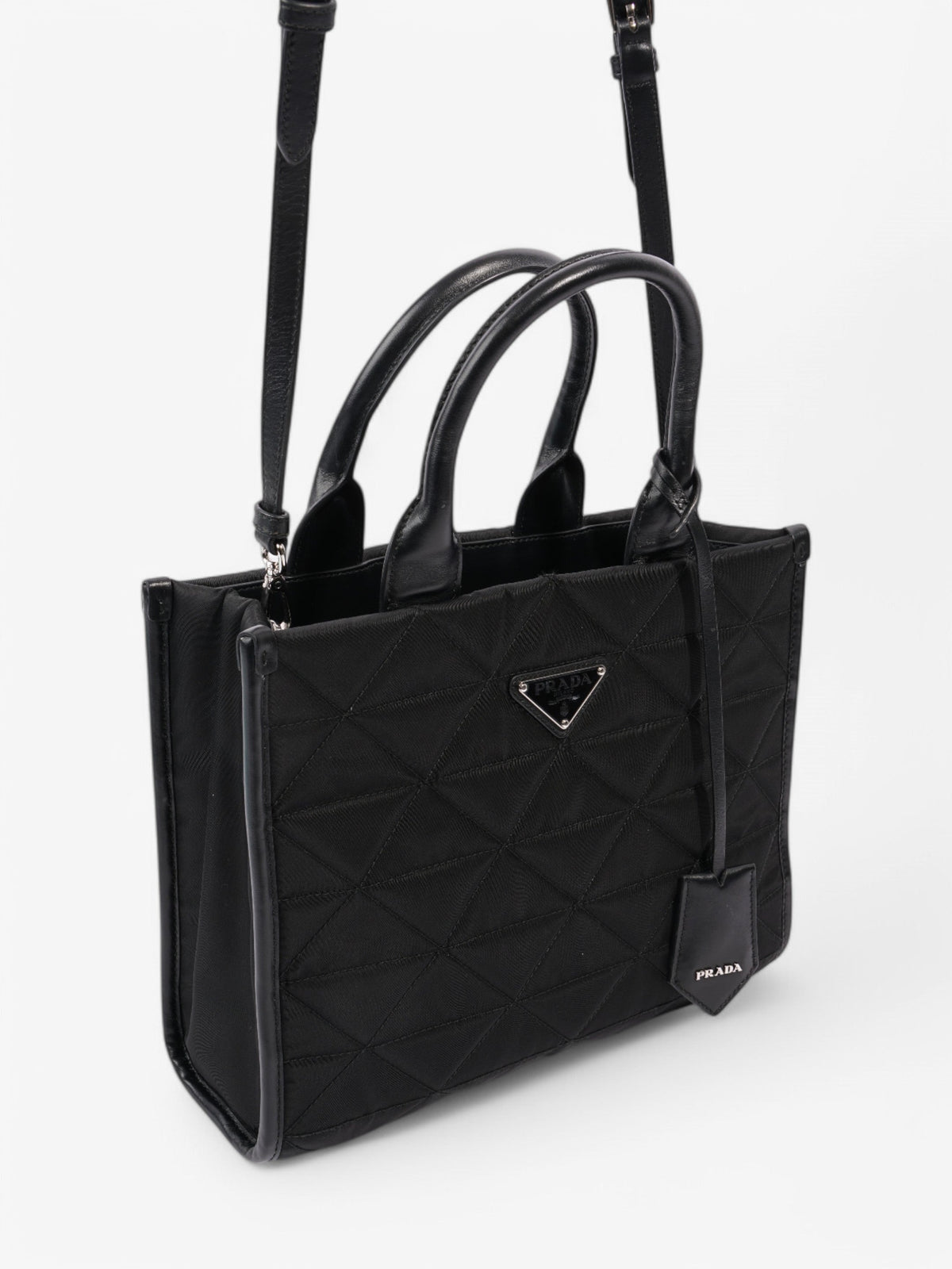 Prada Symbole Black Fabric Medium