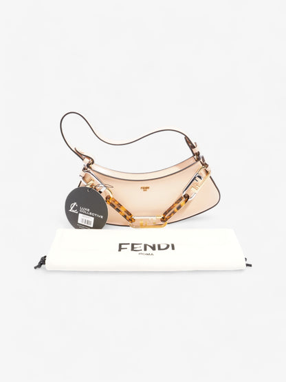 Fendi O Lock Swing Light Rose / Tortoise / Silver Calfskin Leather