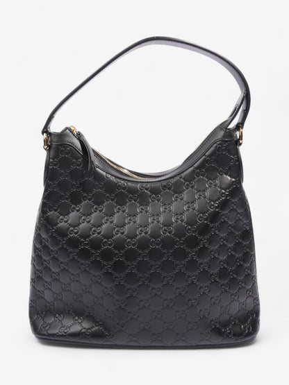 Gucci GG Hobo Black Leather