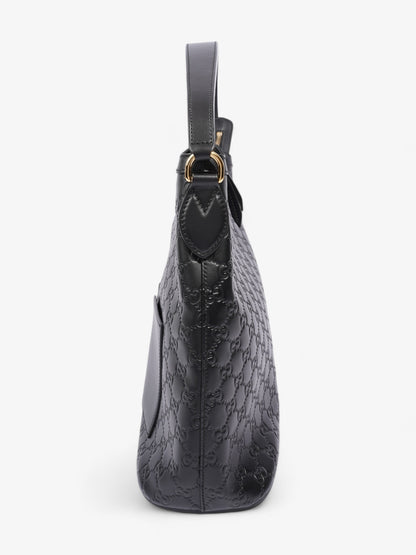 Gucci GG Hobo Black Leather