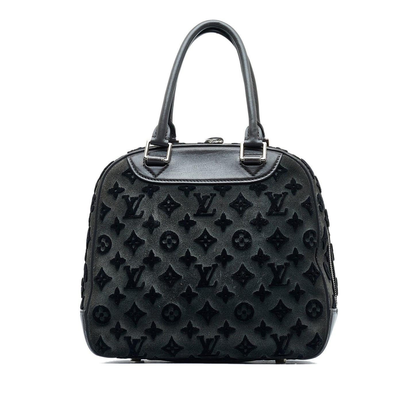 LOUIS VUITTON Monogram Tuffetage Deauville Cube Handbag