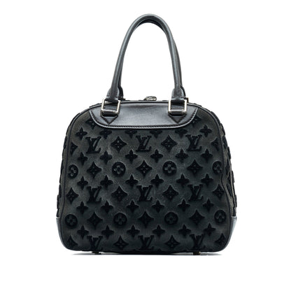 LOUIS VUITTON Monogram Tuffetage Deauville Cube Handbag