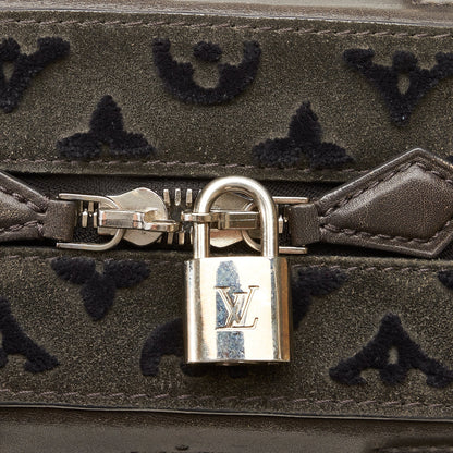 LOUIS VUITTON Monogram Tuffetage Deauville Cube Handbag