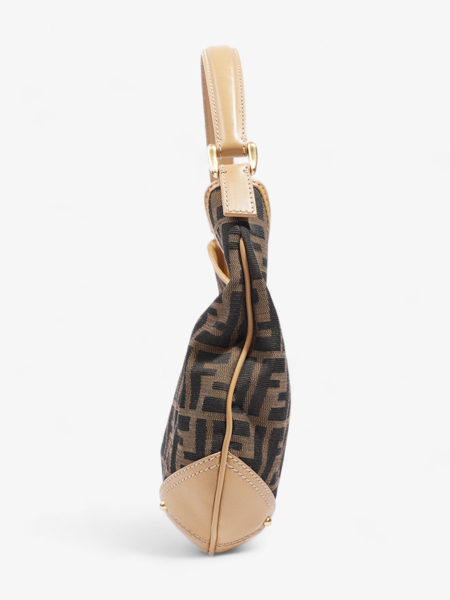 Fendi Zucca Tobacco Hobo Brown  Canvas