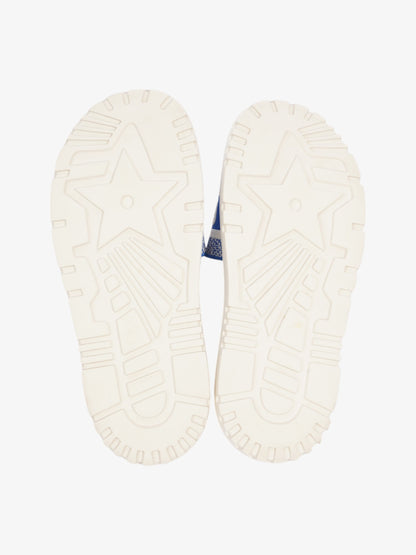 Christian Dior Dway Slides White / Blue Canvas EU 38 UK 5