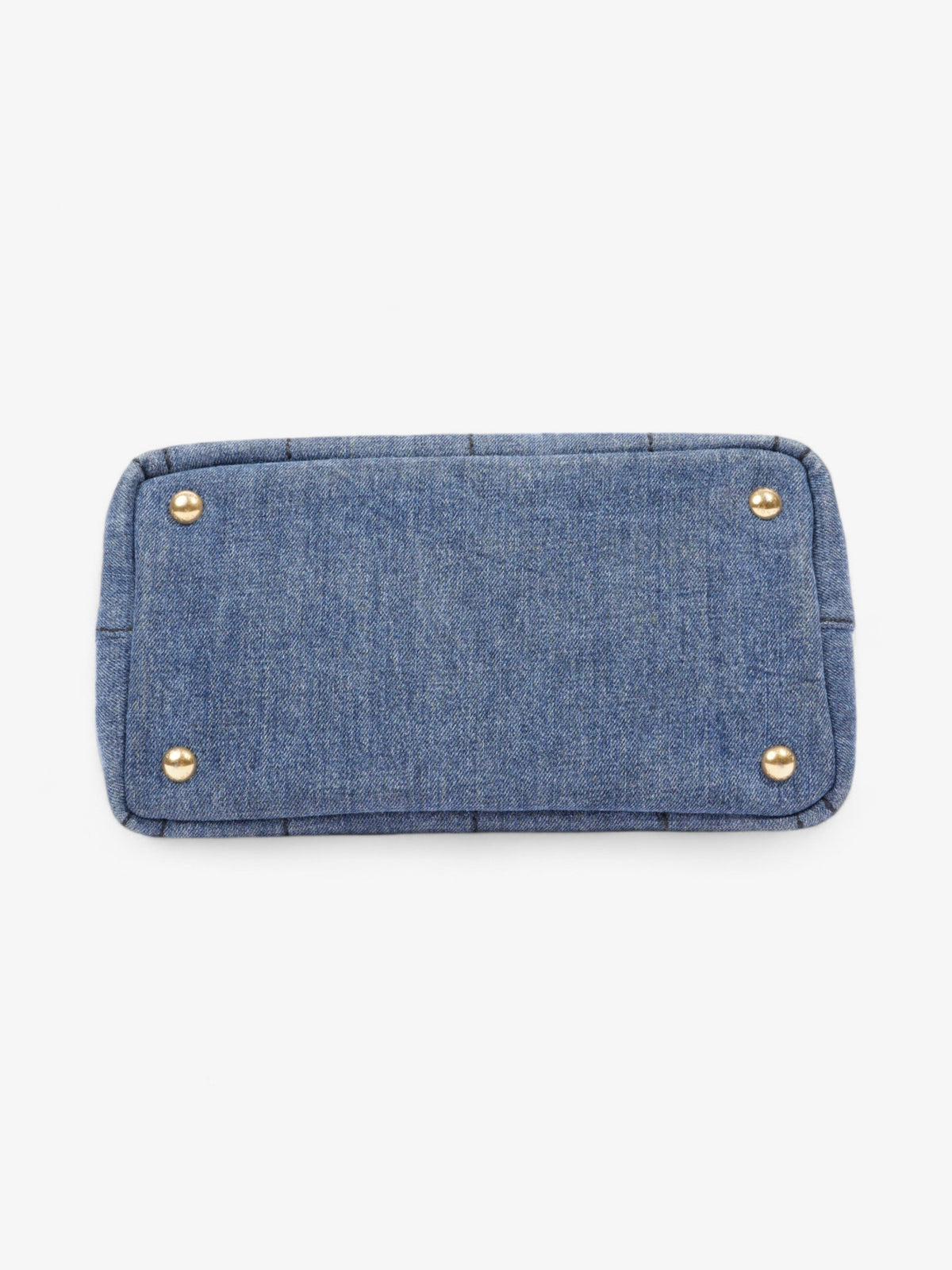 Prada Canapa Tote Denim / Black Denim