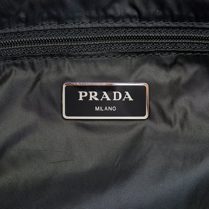 Green Prada Tessuto Stampato Tote