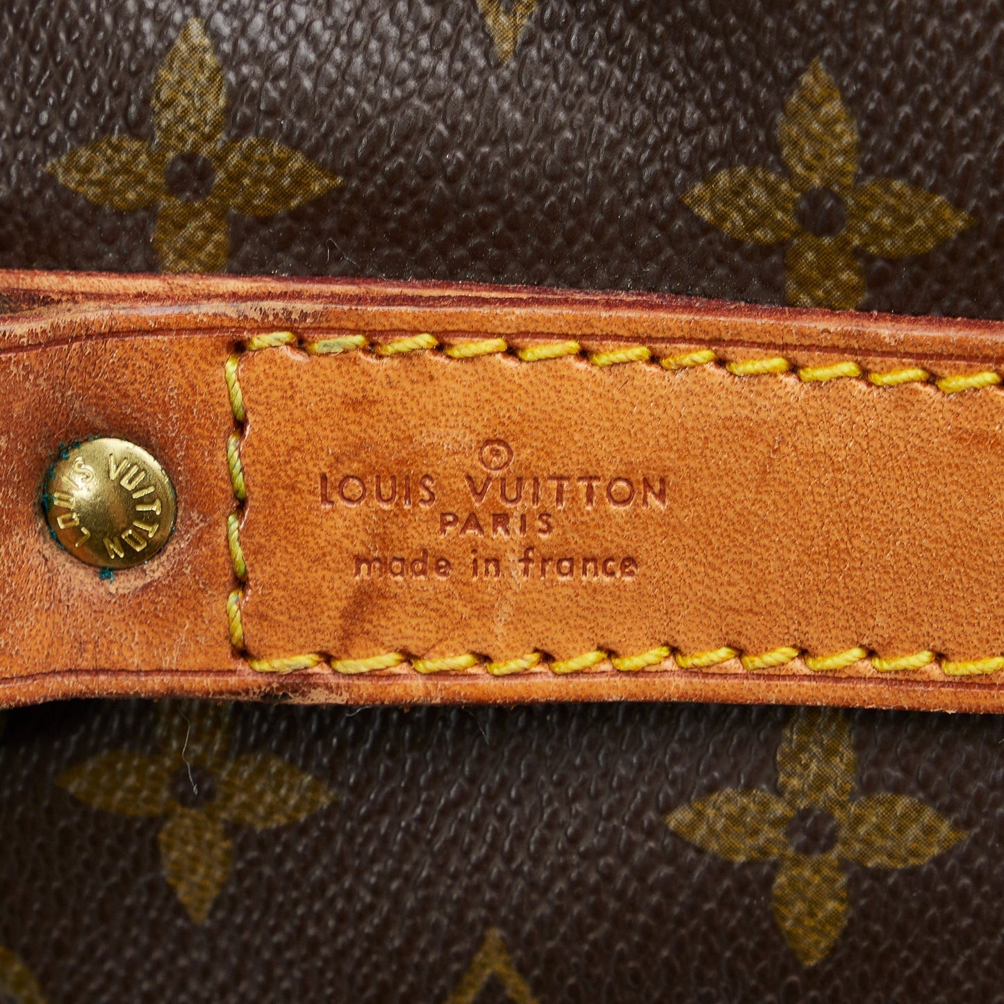 LOUIS VUITTON Monogram Keepall Bandouliere 60 Travel Bag