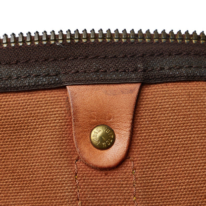 LOUIS VUITTON Monogram Keepall Bandouliere 60 Travel Bag