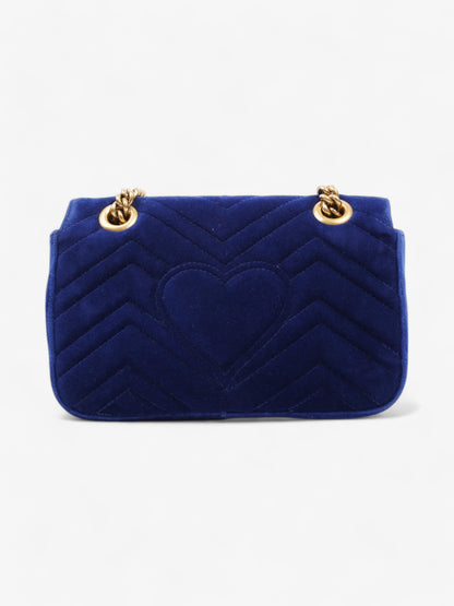 Gucci GG Marmont Blue Velvet Mini