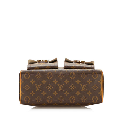 LOUIS VUITTON Monogram Manhattan PM Brown