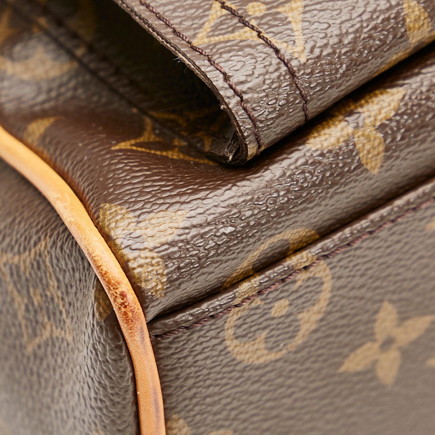 LOUIS VUITTON Monogram Manhattan PM Brown