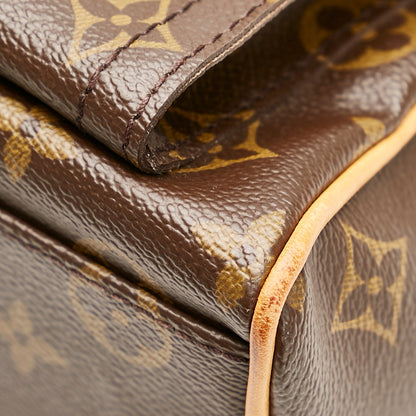 LOUIS VUITTON Monogram Manhattan PM Brown