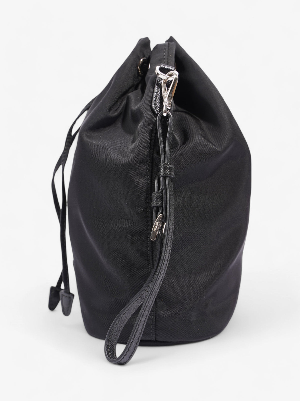 Prada Drawstring Pouch Black Nylon