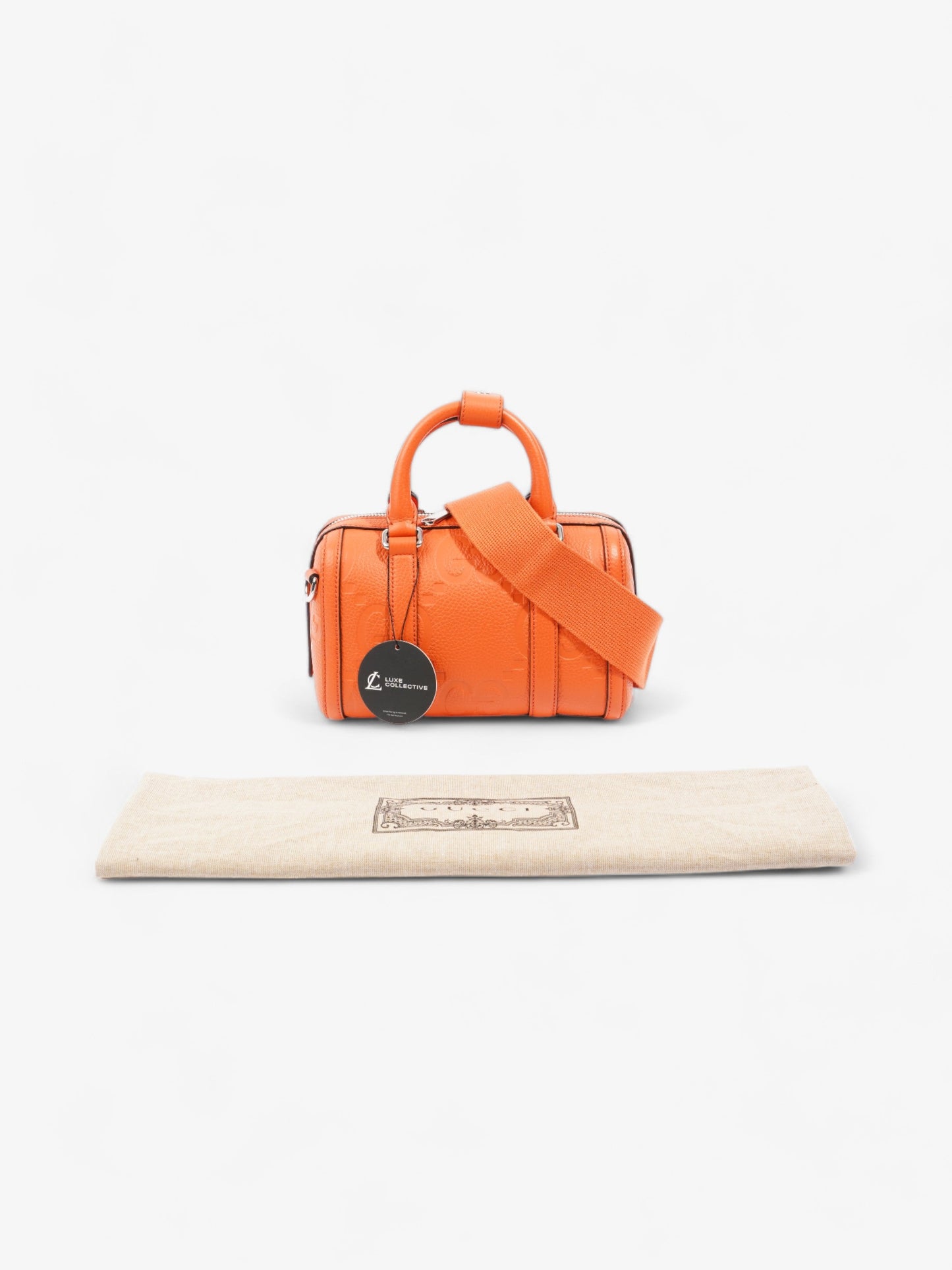 Gucci Jumbo GG Duffle Orange Leather Mini