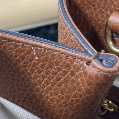 Blue Gucci Medium GG Denim Jackie 1961 Tote Satchel