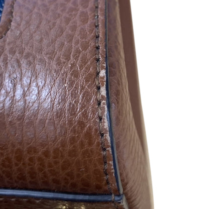 Blue Gucci Medium GG Denim Jackie 1961 Tote Satchel