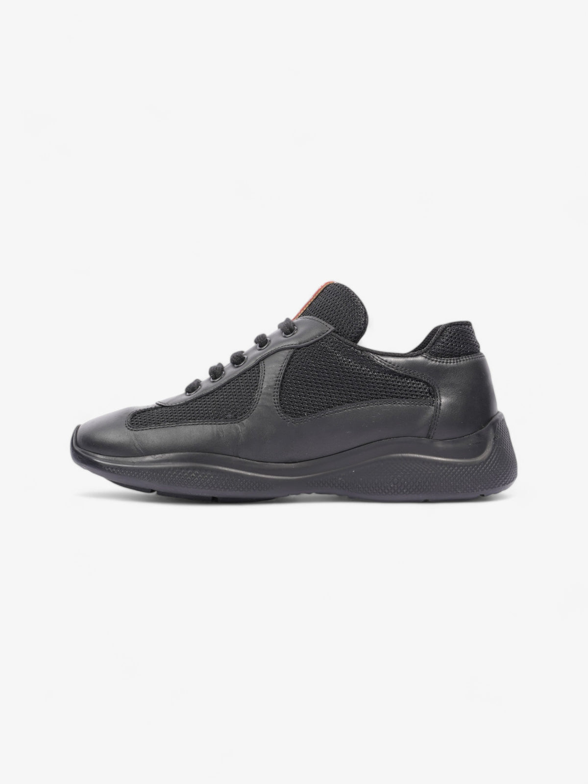 Prada America Cup Black / Red Leather EU 38 UK 5