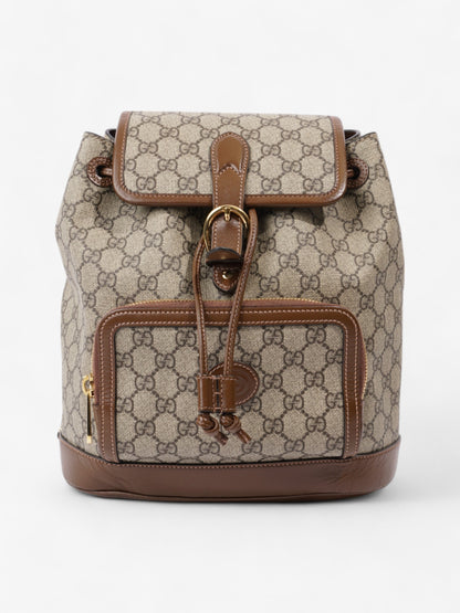 Gucci GG Backpack GG Supreme / Brown Canvas Small