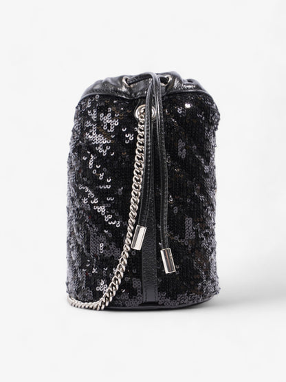 Gucci GG Marmont Bucket Bag Black Sequin
