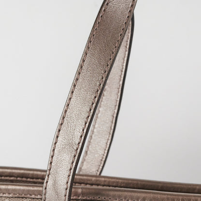 Gucci Silver/Grey Monogram Tote
