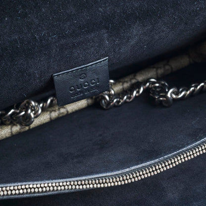 Gucci Medium Black Monogram Dionysus