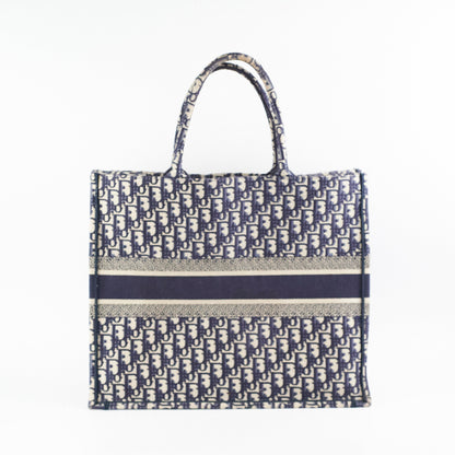Christian Dior Book Tote Large Navy