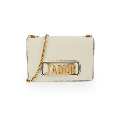 Christian Dior Ja'Dior Flap Bag Cream