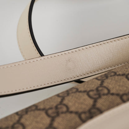 Gucci Horsebit 1955 Ivory Shoulder Bag