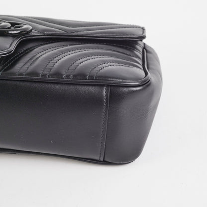 Gucci Marmont Small Black Shoulder Bag
