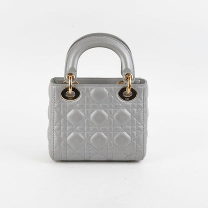 Christian Dior Mini Lady Dior Grey