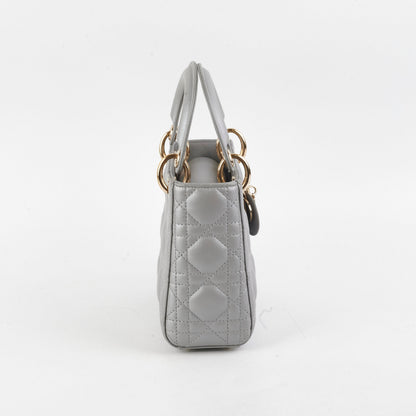 Christian Dior Mini Lady Dior Grey