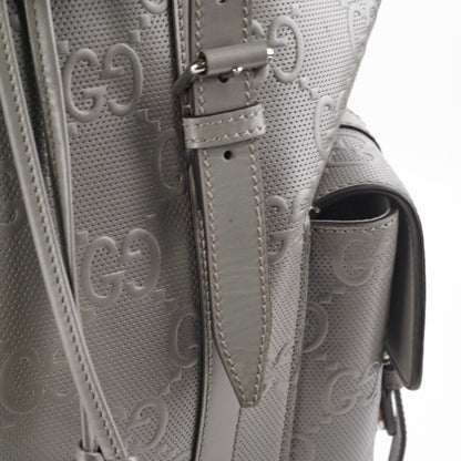 Gucci Monogram Grey Backpack