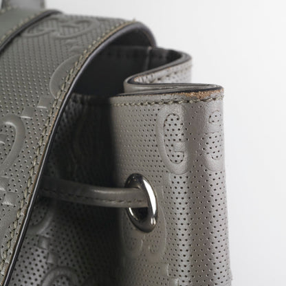 Gucci Monogram Grey Backpack