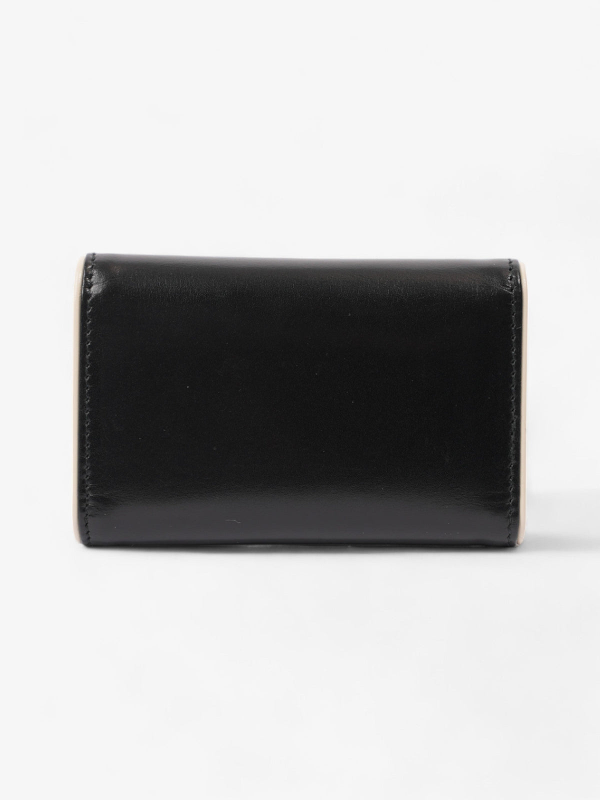 Prada Key Pouch Black / Cream Leather