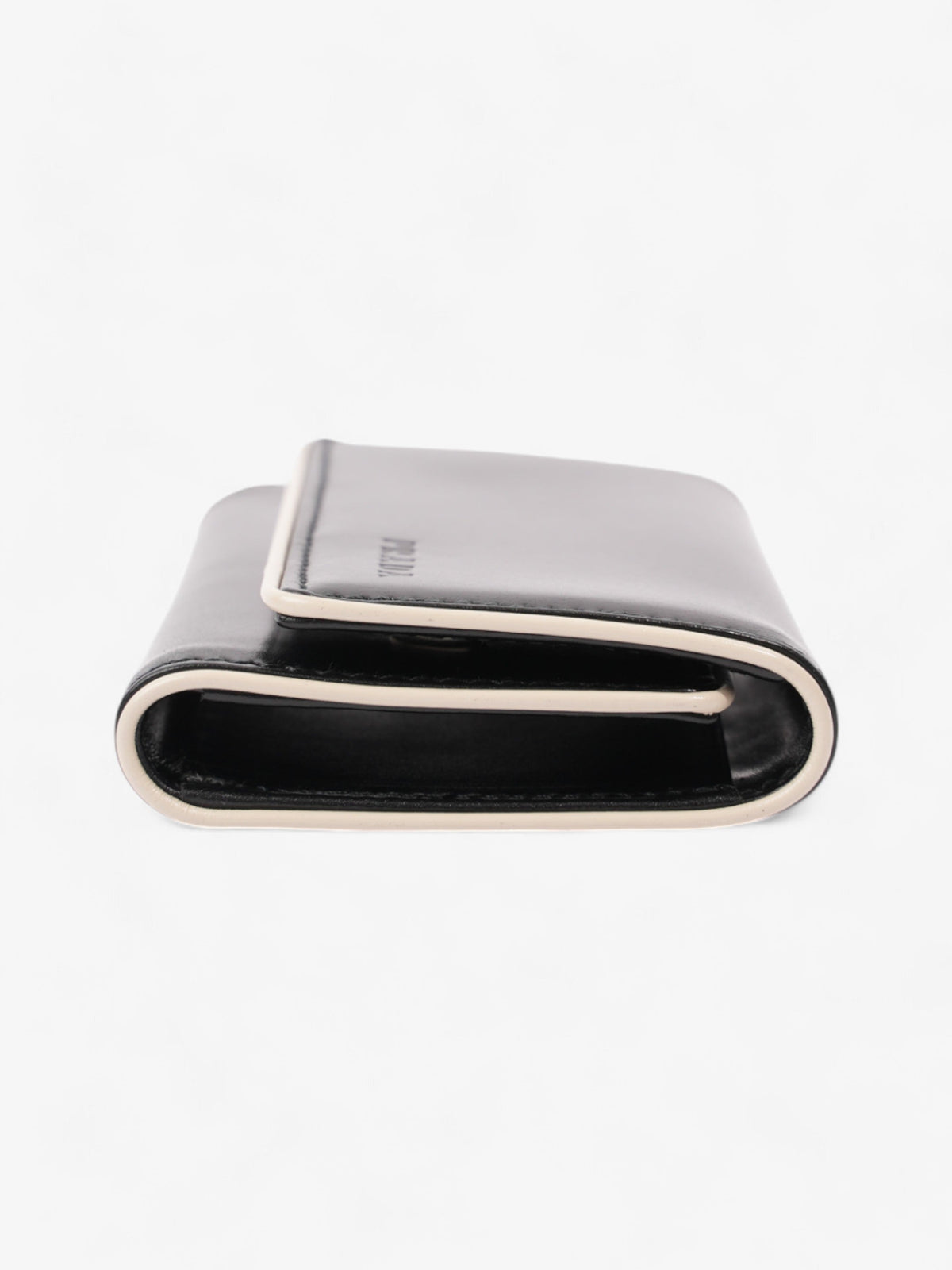 Prada Key Pouch Black / Cream Leather