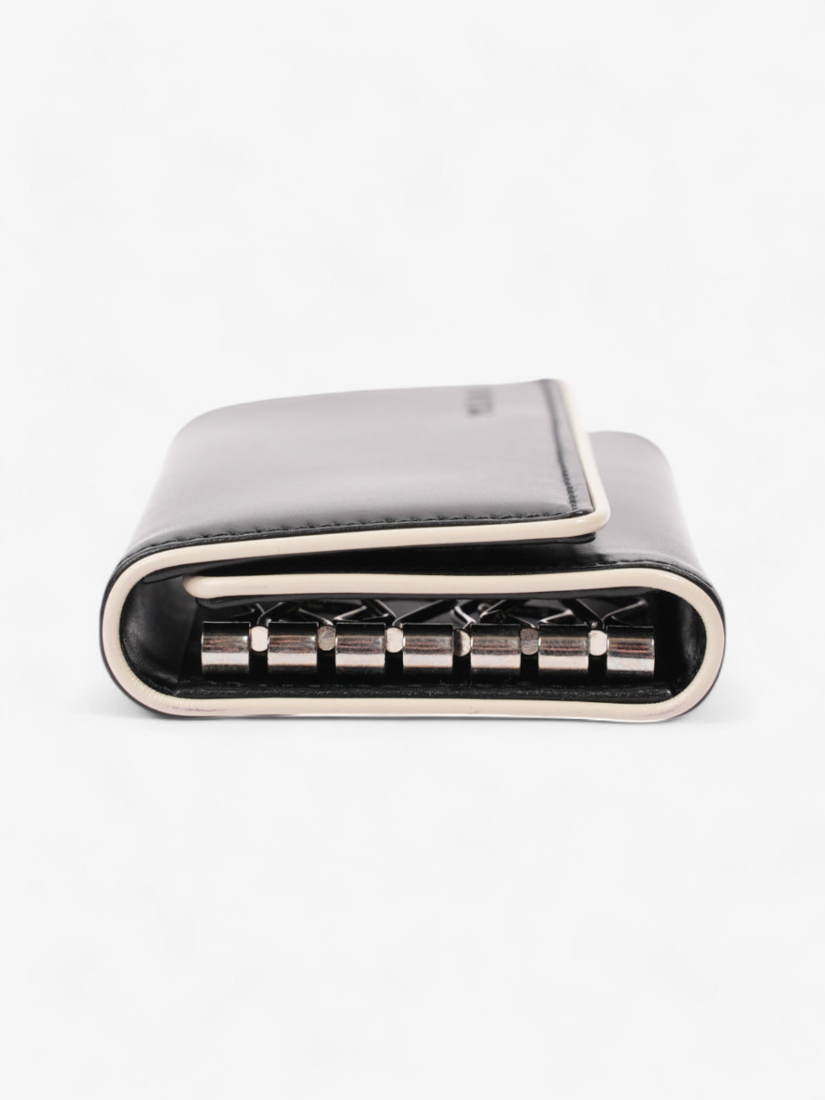 Prada Key Pouch Black / Cream Leather