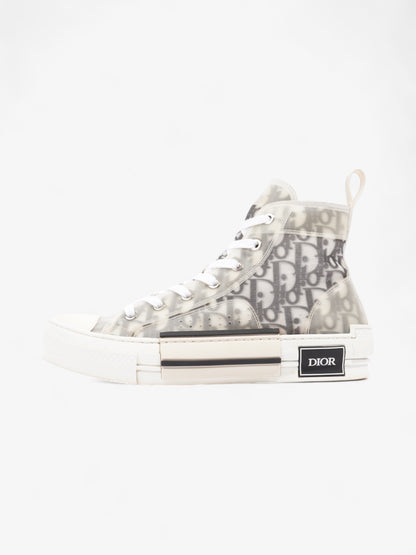Christian Dior B23 High Tops White / Grey Oblique  Mesh EU 38 UK 5