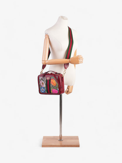 Gucci Ophidia GG Flora / Red Canvas Small