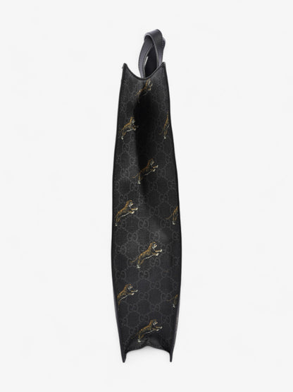 Gucci Bestiary Tote in Tiger Black Coated Canvas