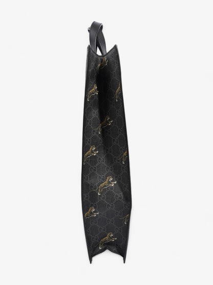 Gucci Bestiary Tote in Tiger Black Coated Canvas