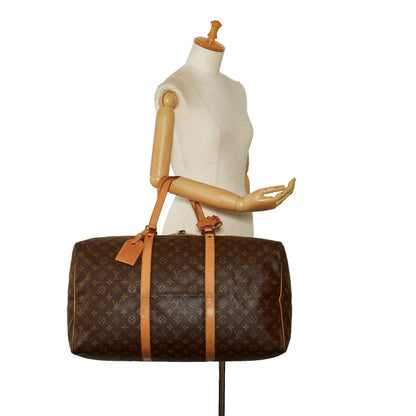 LOUIS VUITTON Monogram Sac Souple 55 Travel Bag