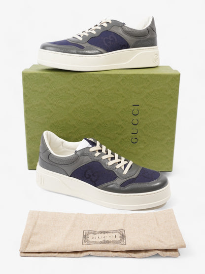 Gucci GG Trainer Navy / Grey / White Leather EU 45 UK 11