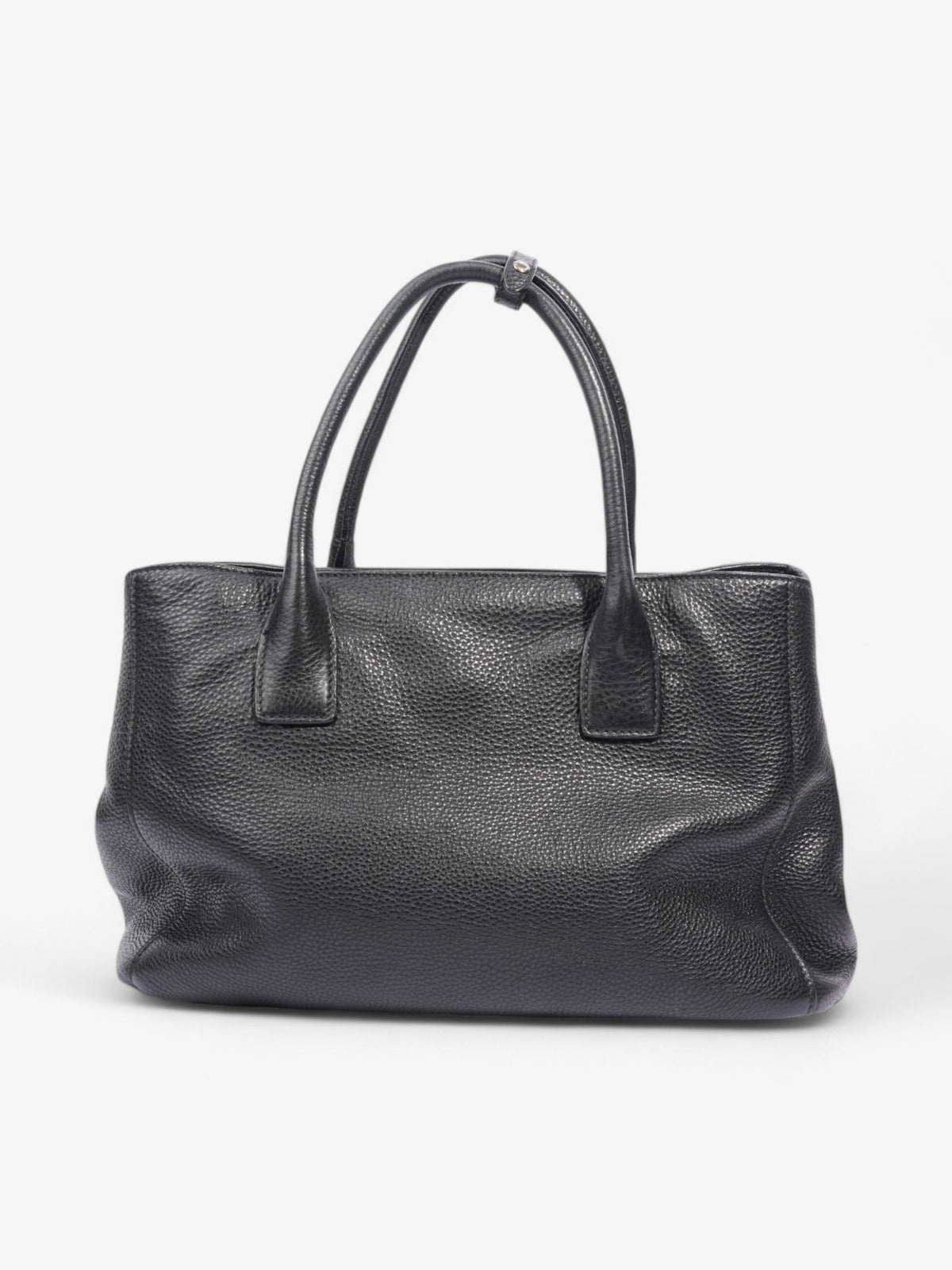 Prada Vitello Daino Tote Black Saffiano Leather